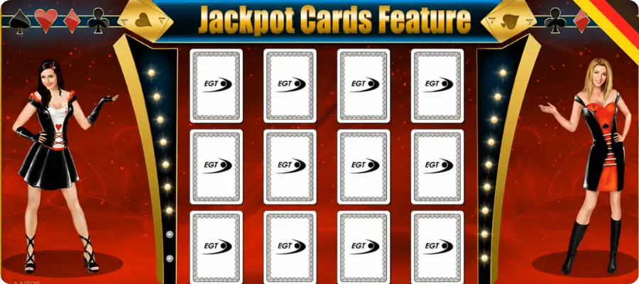 Jackpot-Kartenfunktion im Shining Crown slot 