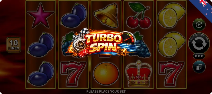 Turbospin mode on the Shining Crown slot